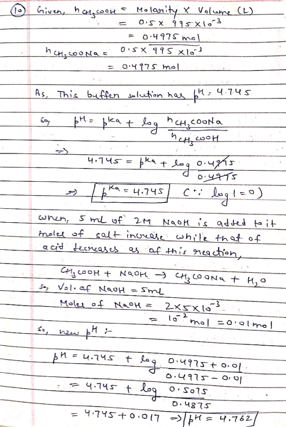 As, This b selu ion Molei of NaOH 2