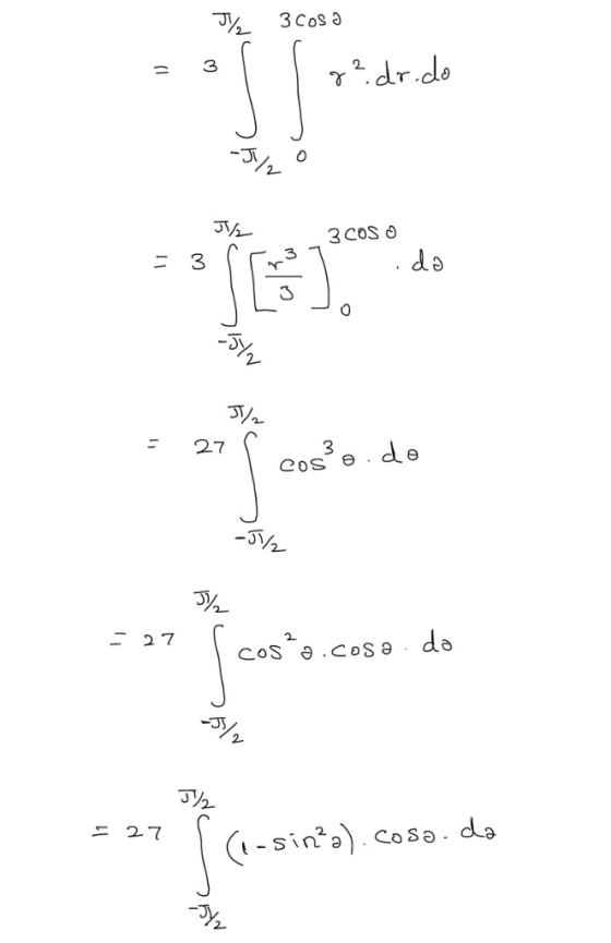 -3 3 27 3h 2 7 COS θ .coSa , dð -3S 7 「(Mata) co so.ds -2