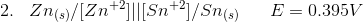 2. Zn)ZnSnE 0.395V