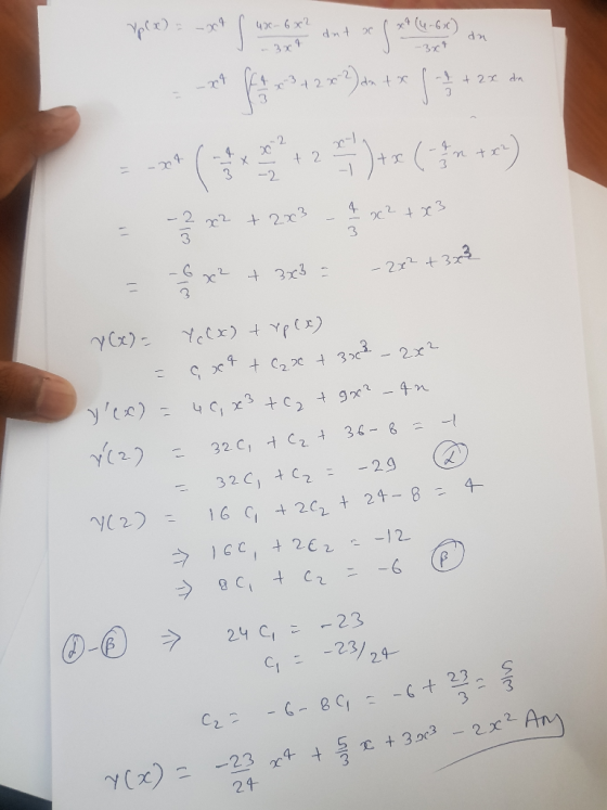 420-6x2 4 (4-6x) dnt 3x 2.2x 2x dn 2 4 4 4 t 2 3 -2 4 + 2x3 2 - 22 +323 - 2x2 -1 Y22 36-8 32 C C2 - 29 32C tC2 = 4 16 20 + 24