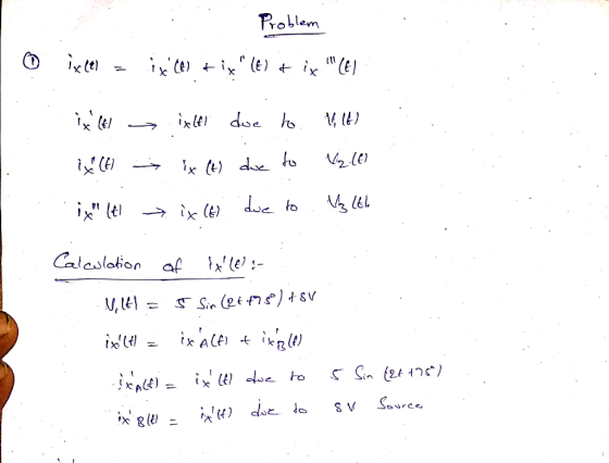 Problem ()deto to > Calaslotion af Source 8 V