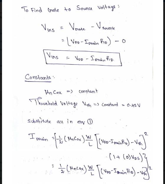 To Find ate o Sounte voltag 仇ate Constants μη Cox-) Constant 2