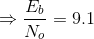 No = 9.1