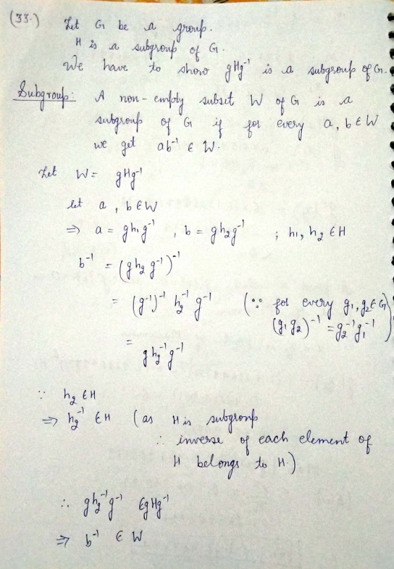 (33) he ut a, beW -1 imea each element