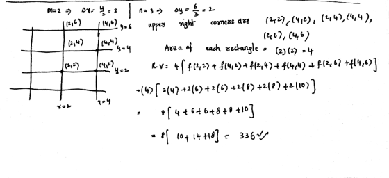 Asea each sectangle - (x)() -4