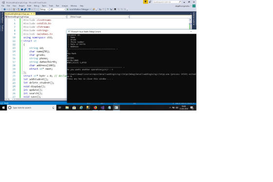 uick Launch (Ci+a sual Stucio Fie Feit w Pmjert Build Dehug Team Toele Tet Anaye Windew Help #include <iostream> 6 #1 nclude