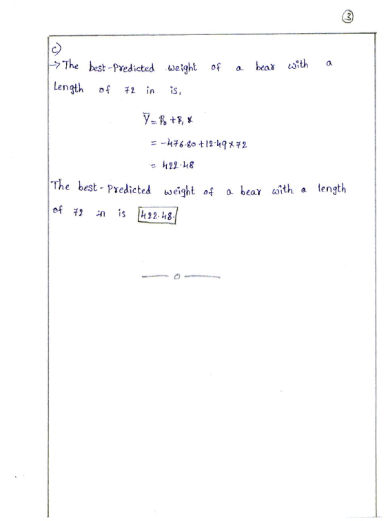 →The best-Predicted weight of a bear wth h22 48 The best Predicte^ wéight of a beav sth a tength of 2 :n is 1h22-48.