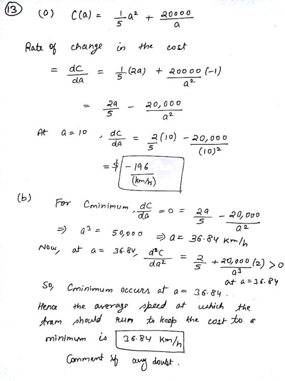 5 Rat chaye th* cott - dc - 000 ) dla 2. 2()o) 一20,000 da (km/h) 2 3 Hente the aver hould Run Takeo the cost to