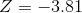 Z=3.81