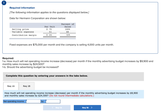 Required information [The following information applies to the questions displayed below.] Data for Hermann Corporation are s