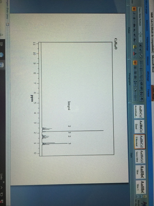 NMR Lab (1)Mode de compatbilte]- Miciosolt Word Rétérences Publipostage Révision Affichage Format Mse en page AA 12 AaBbCcl A