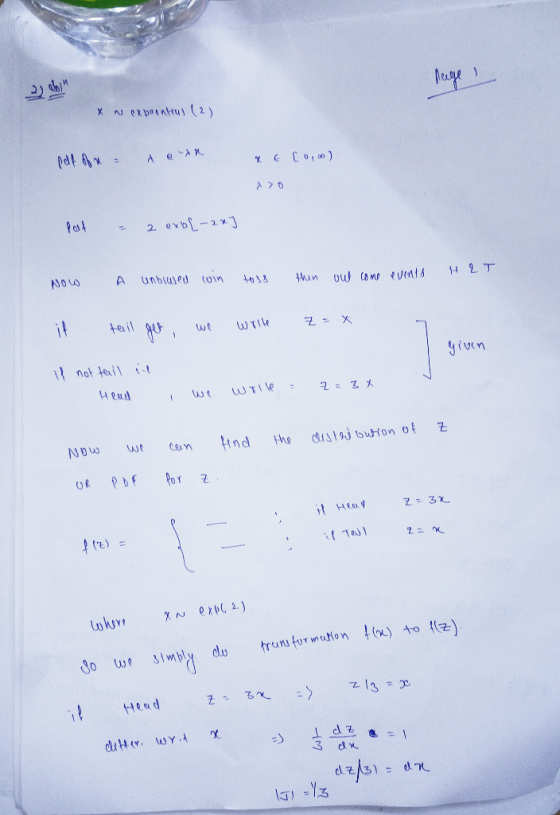 e0 X exptuy(2) 杺il not teail Now we can tind Hodistubuhi on et :/個1 Zニ (飞) : 進= つ .3dx,