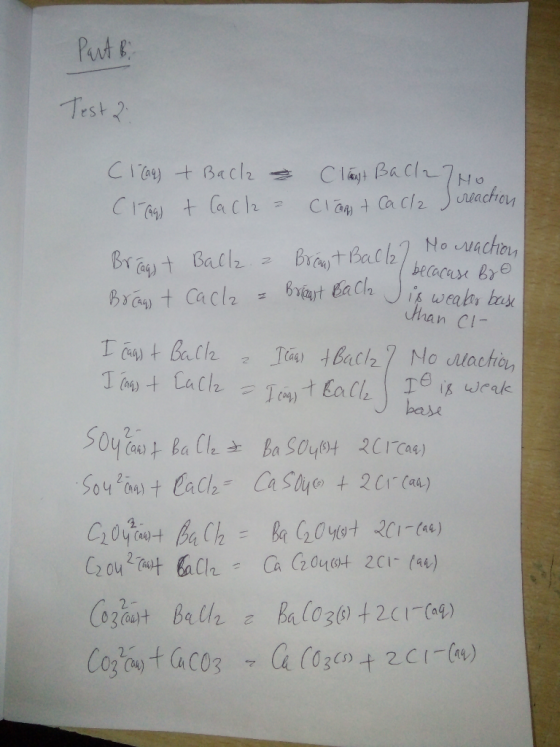 Pat Test than c Cl- base 2