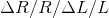AR/R/AL/L