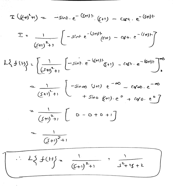 e-Gt)t -Sint. e Cort -Gt) ) [ T 1 2 CaS e Cofod. e -Sinao +9) e Sino r)e D - 1 +1 2. + )