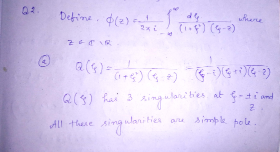 0 2. Defime 2 ore simple pole All these siwanities arim