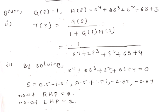 By soluing no.of LHPa