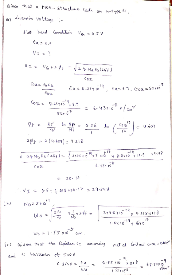 Given the a Mos- Sthe th an ntype St . Ea 3.9 coニ8.asx o y , Ea~3.9, CoaaSo 지。 14 = 2 (4.609)-9.218 29, ND6, (29f)2 ง 2F1-66