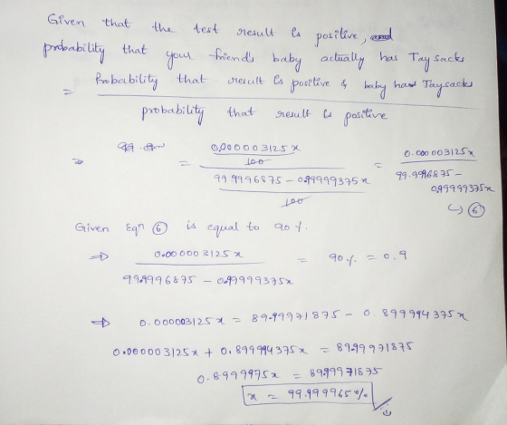 Give n that the test result a postive and that e test nesu ブ, ven Pro bebility that 0000003125 χ Lee 11 11969 7S 0199951-9968