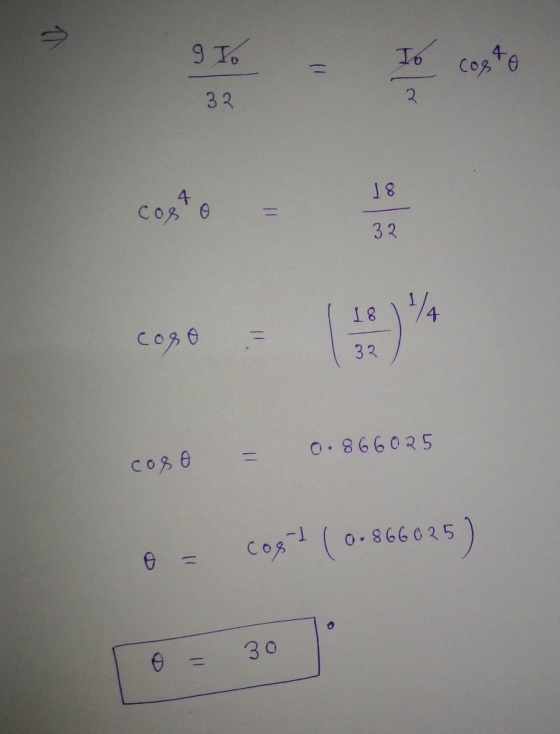 4- cos , θ 3 2 3 2 18 74 32 c08θ = 0.866025 c.,( o-866025 3 0