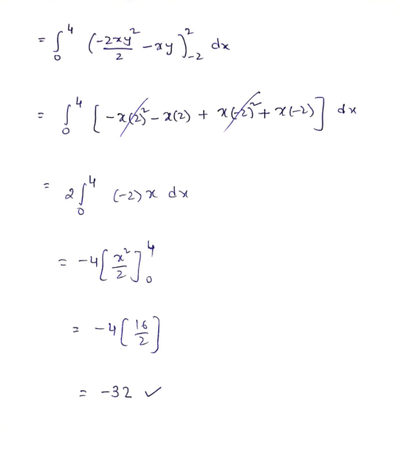 (-2*у -яу dx 2 2 убче] (-з- ир (-29 х dx СH- |6 -4 -32 о