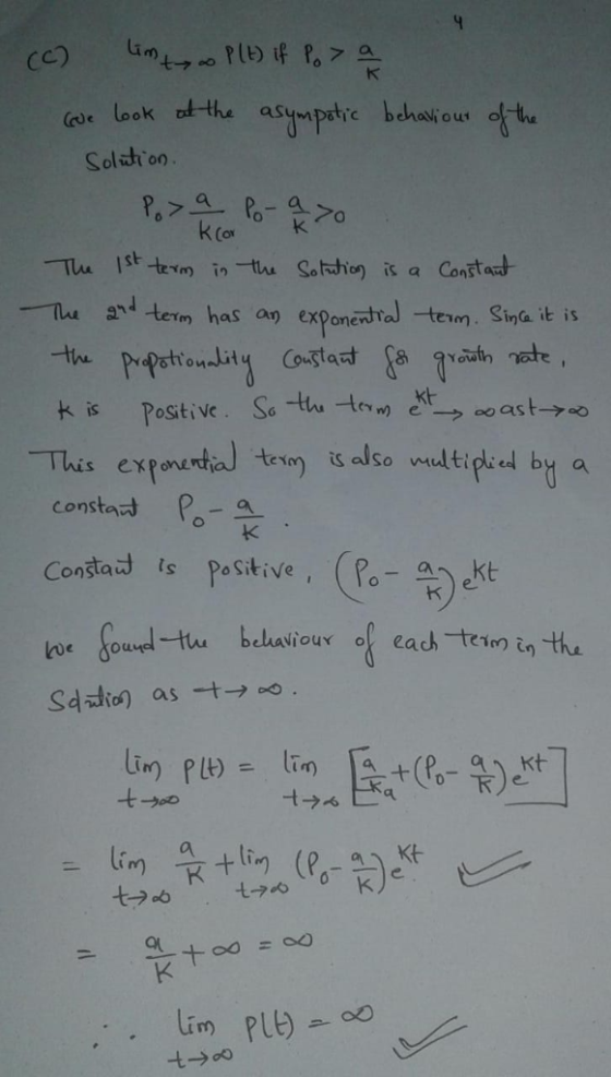 CC) asympatre bahaiou tu Ce look otthe Solahion P.Po-0 a K k(o The 1s texm in th Sotchio is a Consta and term has an exponert