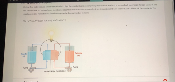 in that the reactants are continuously delivered to an electrochemical cell from large storage tanks. In the es the reactants