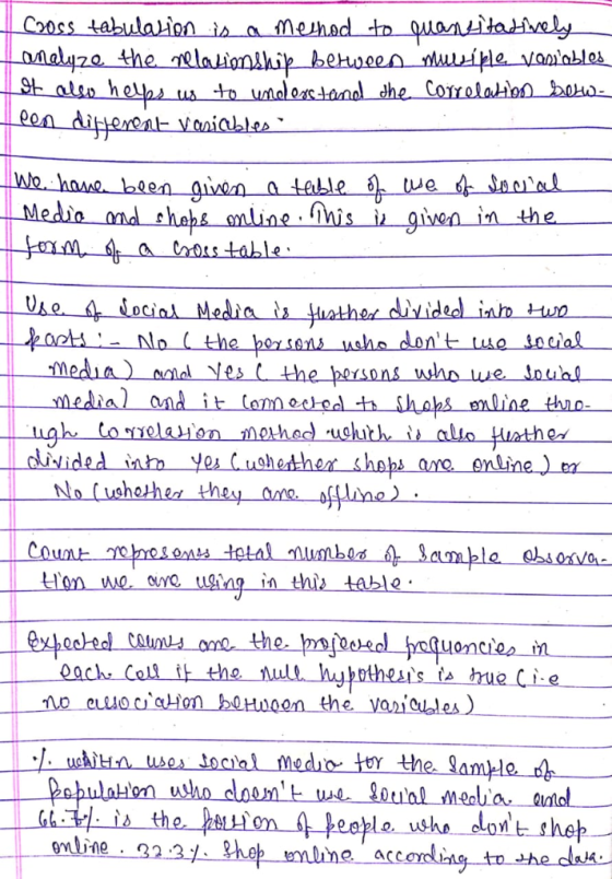 Cooss tabulaLion is a Merhod to nalyzo the elaionhi etween ie vaniablos us to undloss-anol the Co1T oladion boro quensitabive
