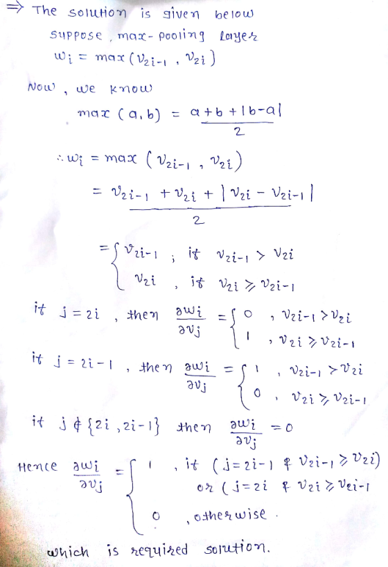 The Solut107] is given be iou) suppose , max- Poolml longe.ל Now we Kmou 2 21-1 , 2 г 21-,- Hence awi othe wise
