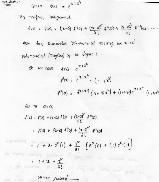 Solukion 3 to deoree 2 x+at (we have f(x) e +4) C