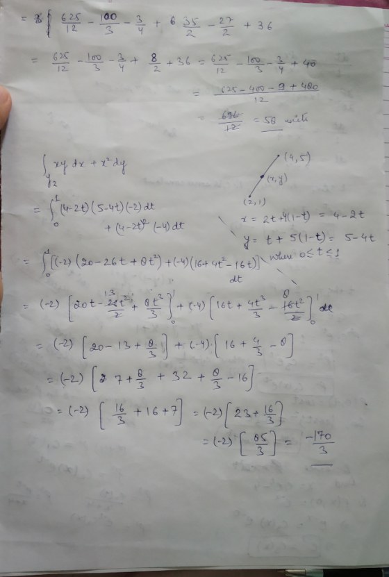 2. 2s 2. (25-400-g+400 1 2- ( 14-2-t) (S-ut) (-2) dt y)dt dlt 13 3 3