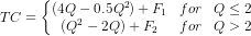 TC(4Q-0.5Q)+Fi for Q2 (2-20)F for Q>2