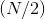 (N/2)