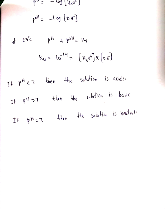 Ku lo Solutión is acidic then the sukution is basic the tHe Solation is heutv then