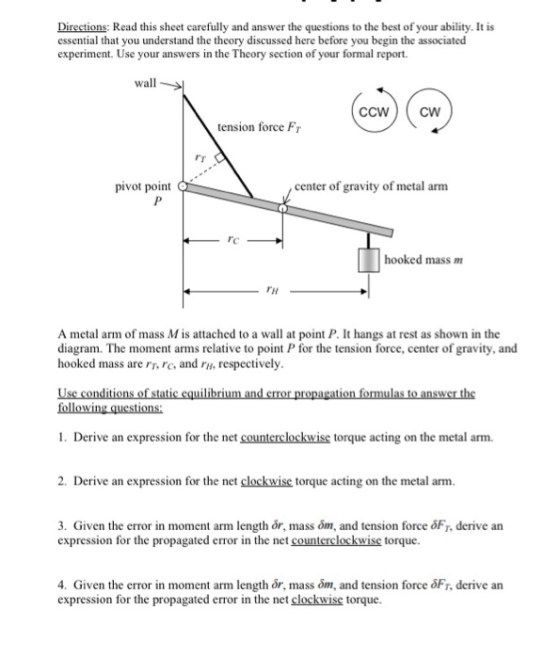 Directions: Read this sheet carefully and answer the questions to the best of your ability. It is essential that you understa