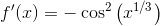 1/3 f(x) cos2 (x/3