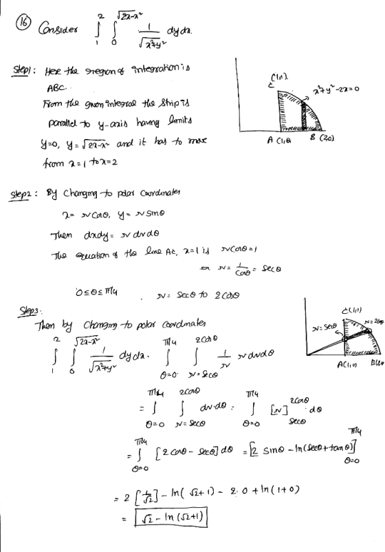 2 onsrdes up Rp Slep Hee the 9regon ntegrahonis ABc Fom tho gnom mlegtal haJhipTs Paralleloy-ani hang Lrnits A C6 o, 2-ar an