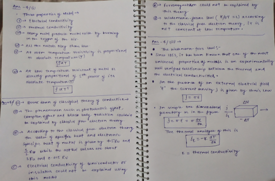 @w ferroYnit,rn could not beexplaind 밴 c Ans-4/a) Three, proper tien at nerd → ⓘ→ EIcctv icat conductivi OD → +merrol conduc