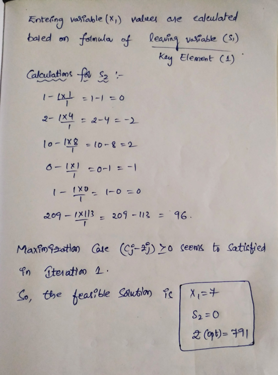 Knteng vasfable (x,) values ase ealeulated baled on folmula ofleastng Valiable (S) Kay Element C1) Calaulations fo S -L1 = 1-