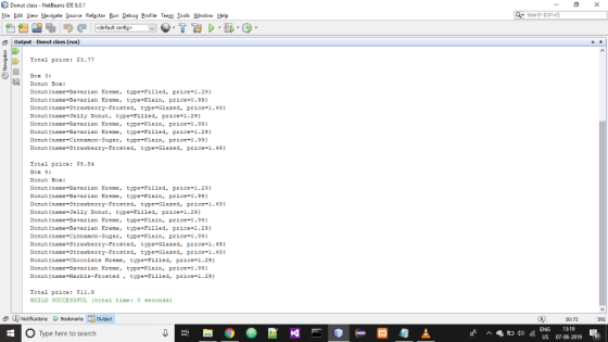 Donut class NetBeans IDE 8.0.1 aSearch (Cti 41) File Edit View Naevigate Source Refactor Run Debug Profile Teem Iools Window