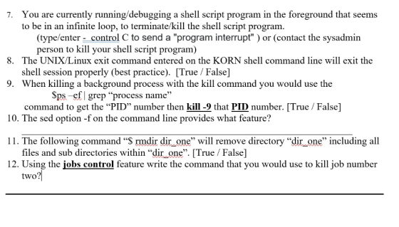 You are currently running/debugging a shell script program in the foreground that seems to be in an infinite loop, to termina