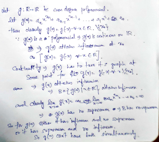 Puen norm 2n-2 : g) is ao nづ avel no Suemem av it hos supremum