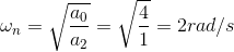 = 2rad/s ao wn a2