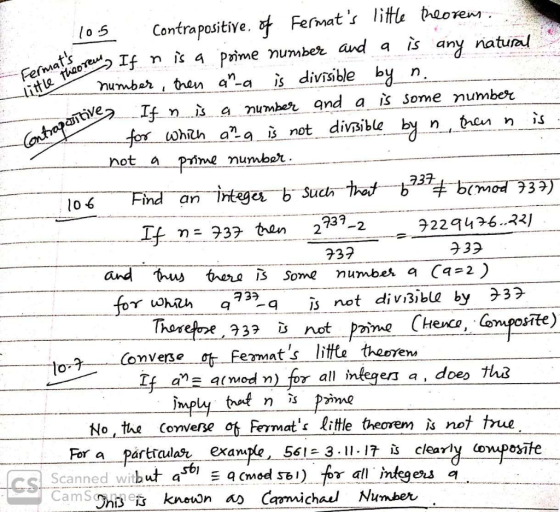 litle treorem lo 5 Contrapositive. f Fermat s Fermats litle thaoreu is any natural If a Prime number and by nunber then a-a