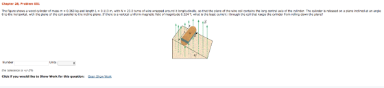 Chapter 28, Problem 051 an angle the e iane. If there a vertical uniform magnetic feld of maenitude 0 53 is the least current