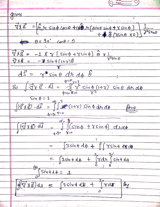 Page +ffiexo )nuo -1 X YIsind - XTTJPWIS&- d sin didp sim (1+) si o dr dp 2 T-WIS 3 (8° Sn drd . (sn tYsind) dlade 3sint d. 2
