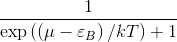 exp ((E)/kT)1