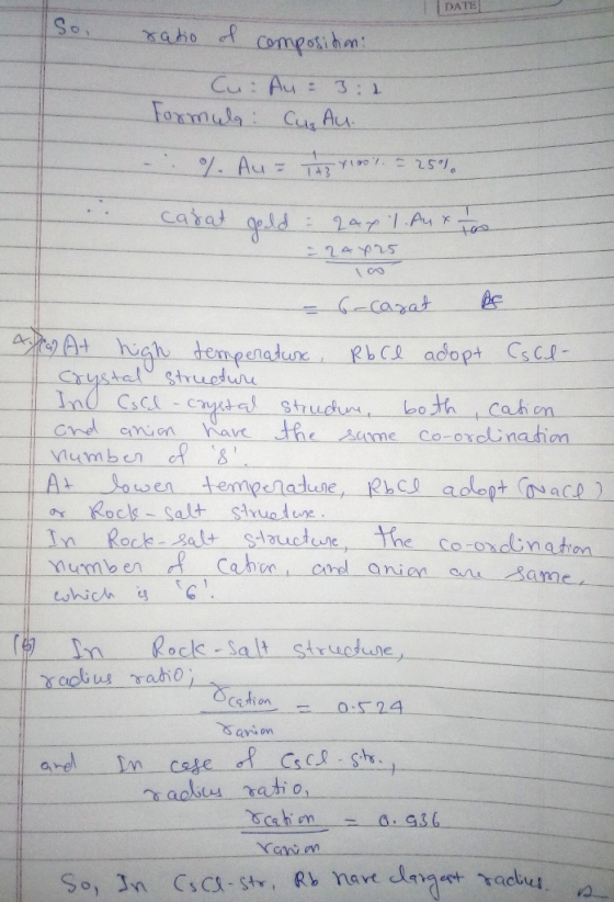 DATE Composihm Cu: Au 3:1 A+ high bCl adop+ Cs C Crd he ame Co-oxcinaim A osoen elae 1 lin-Rock-d alt-saoudoe, the Cene atac