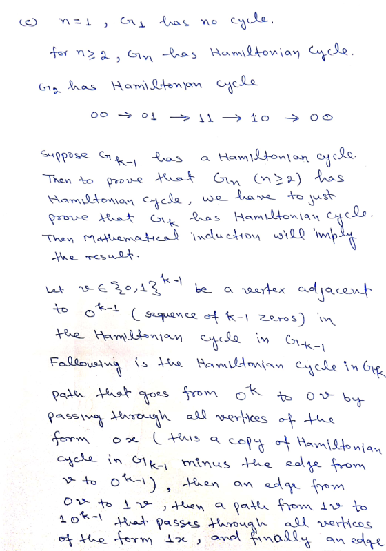 cyule C has no for na, n -has HamilQAoniay Cycde, Ghas Hamiltonpn aycle o O O Hamiltonian cy clo Suppase G- Then to Just as H