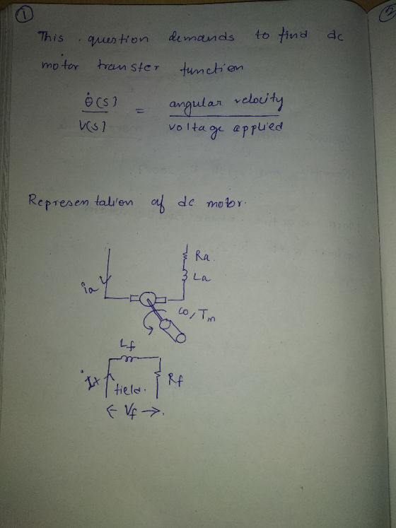 This quertton emands to tins angula velout Vo lta oe appued VoS ] Represem talen de motr Ra La 10r Co ,T Rf
